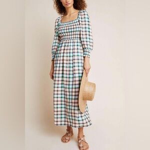 Anthropologie Cerie Smocked Maxi Dress by Maeve